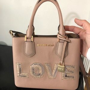 Michael Kors Mauve Love Small Mercer Purse